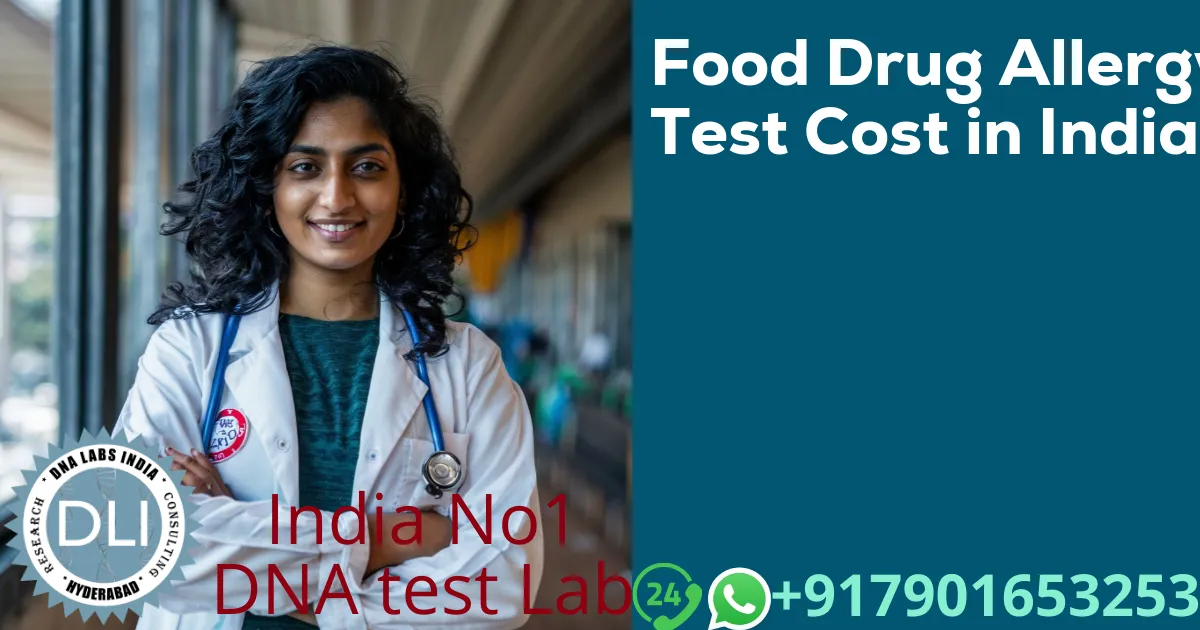 Food Drug Allergy Test Cost in India