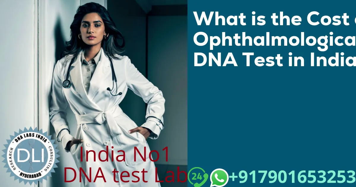 What is the Cost of Ophthalmological DNA Test in India